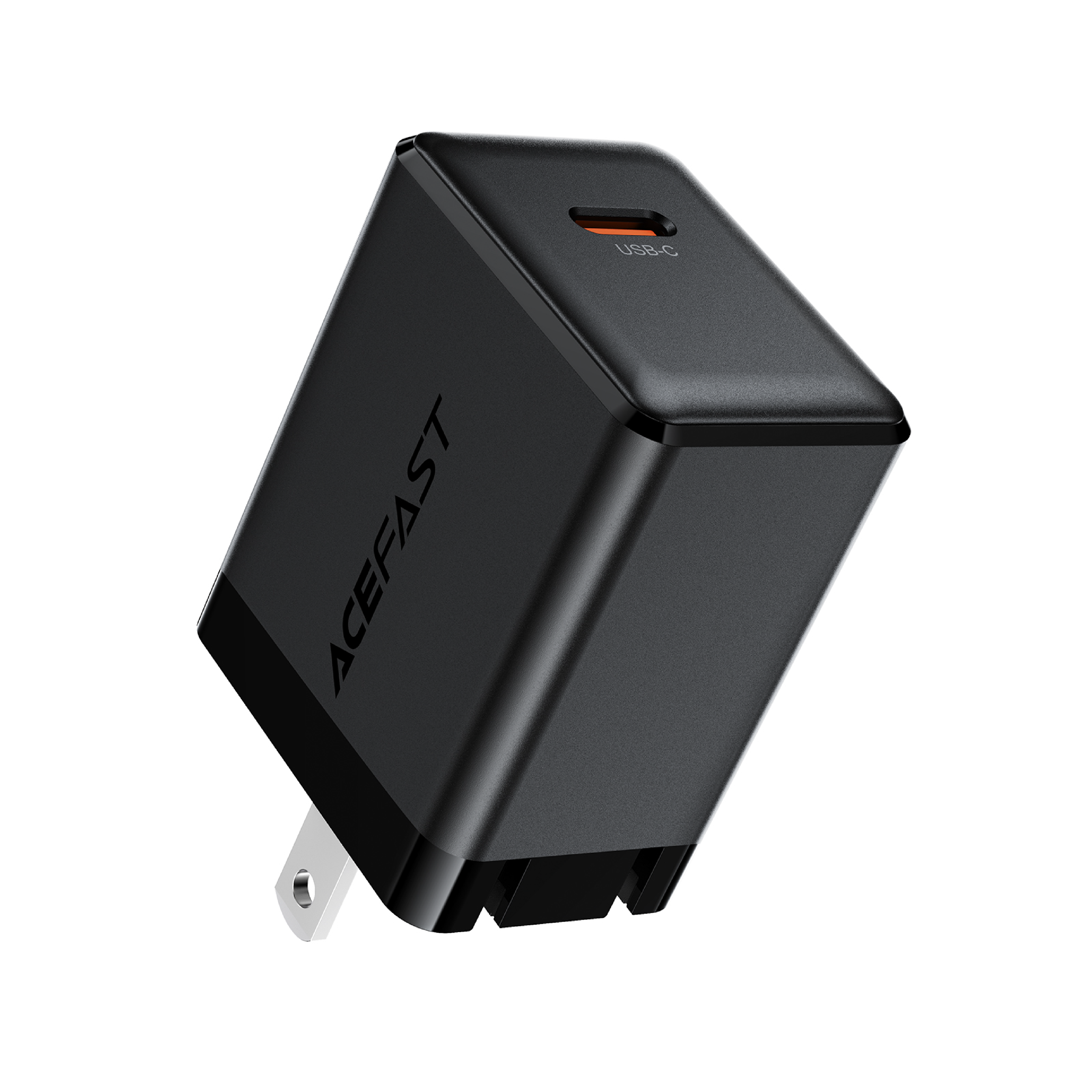 Cargador Rápido Acefast A141 USB-C PD 30W – Tecnología GaN, Negro