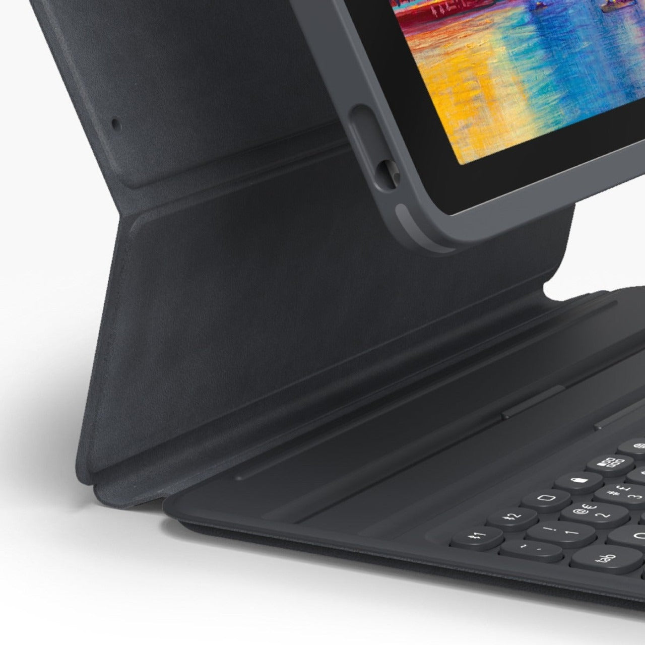 Teclado y Case ZAGG Pro Keys Retroiluminado para iPad 10.2'' (7a, 8a y 9a Gen) - Negro/Gris