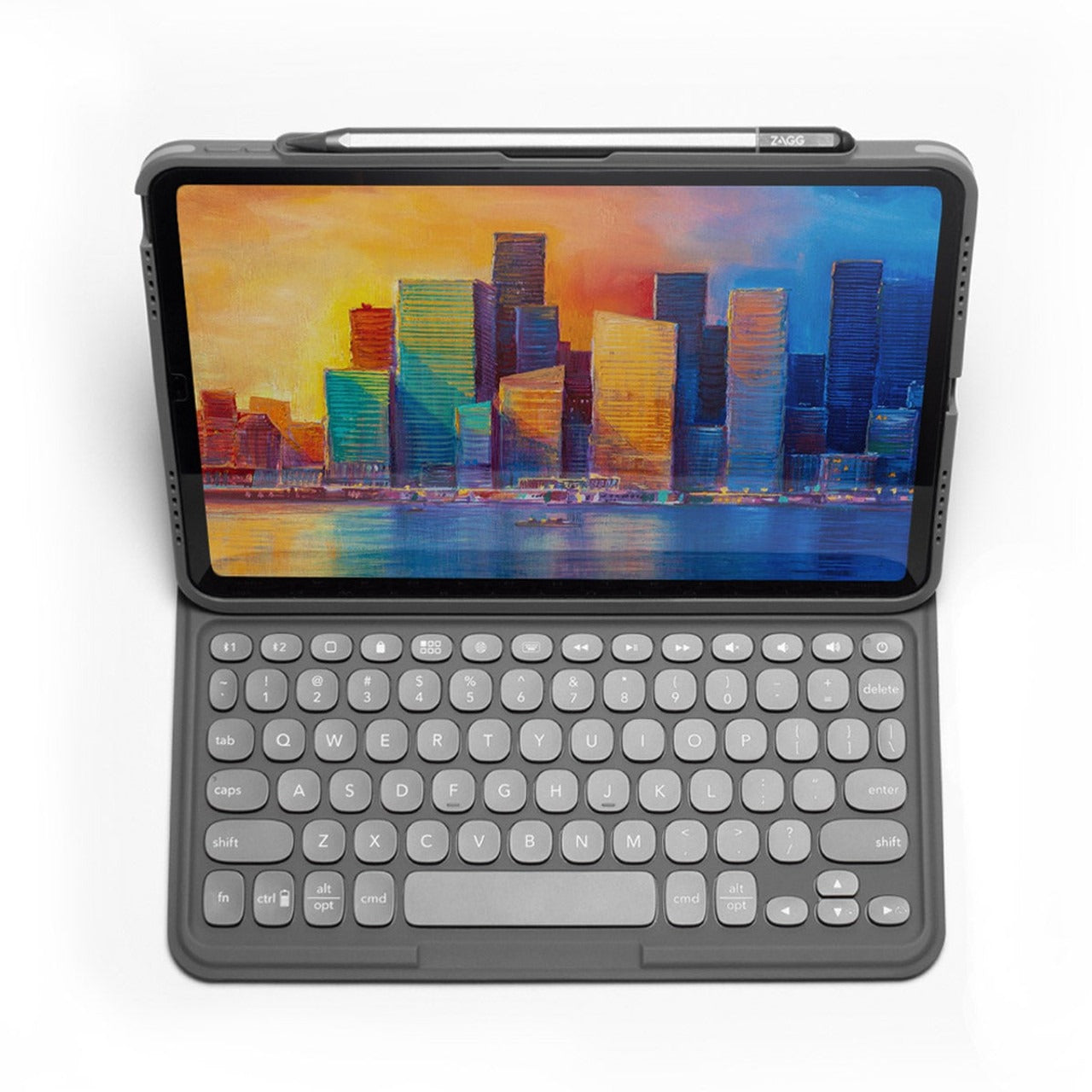 Teclado y Case ZAGG Pro Keys Retroiluminado para iPad Pro 11'' (1a a 4a Gen) - Negro/Gris