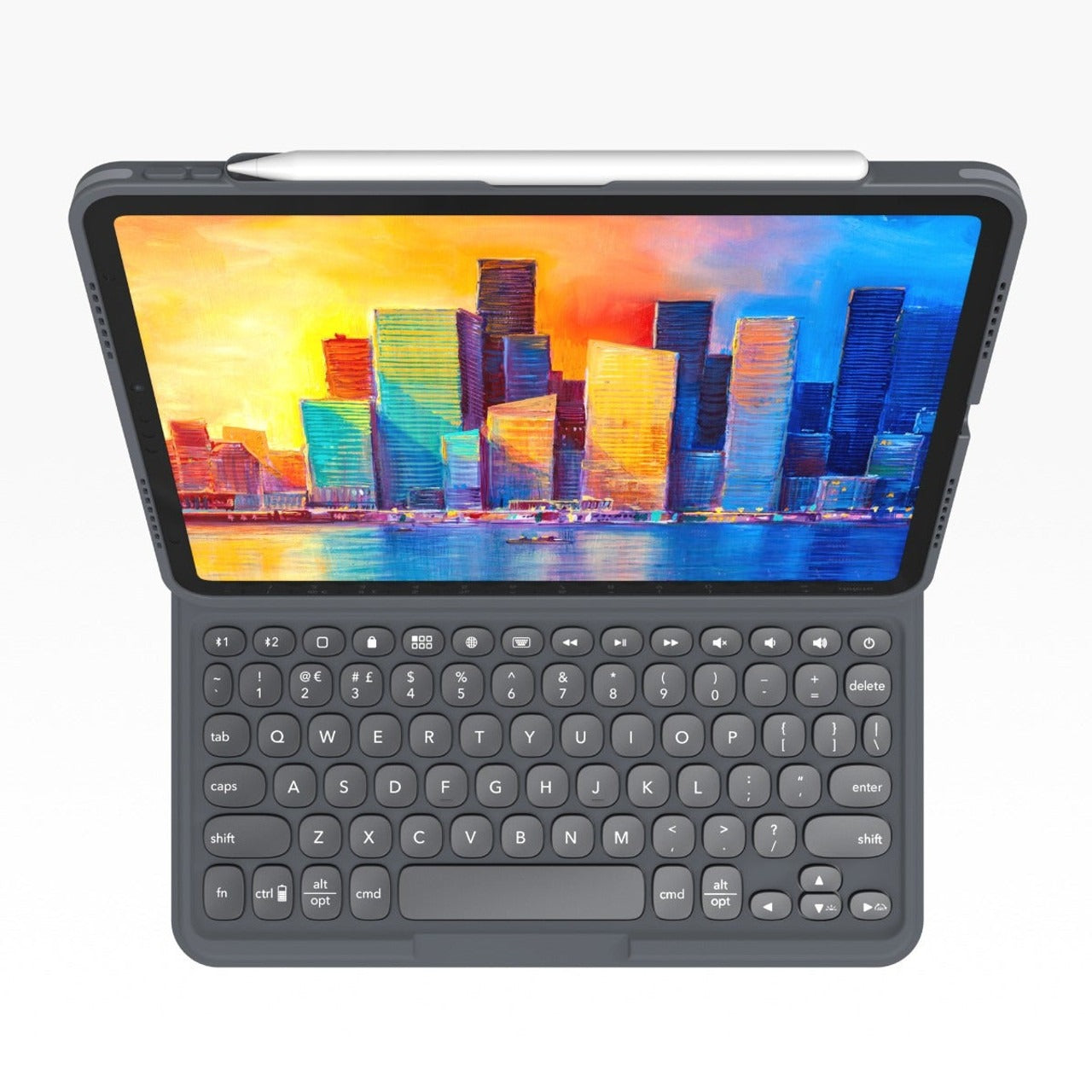 Teclado y Case ZAGG Pro Keys Retroiluminado para iPad Air 10.9'' (4a y 5a Gen) - Negro/Gris