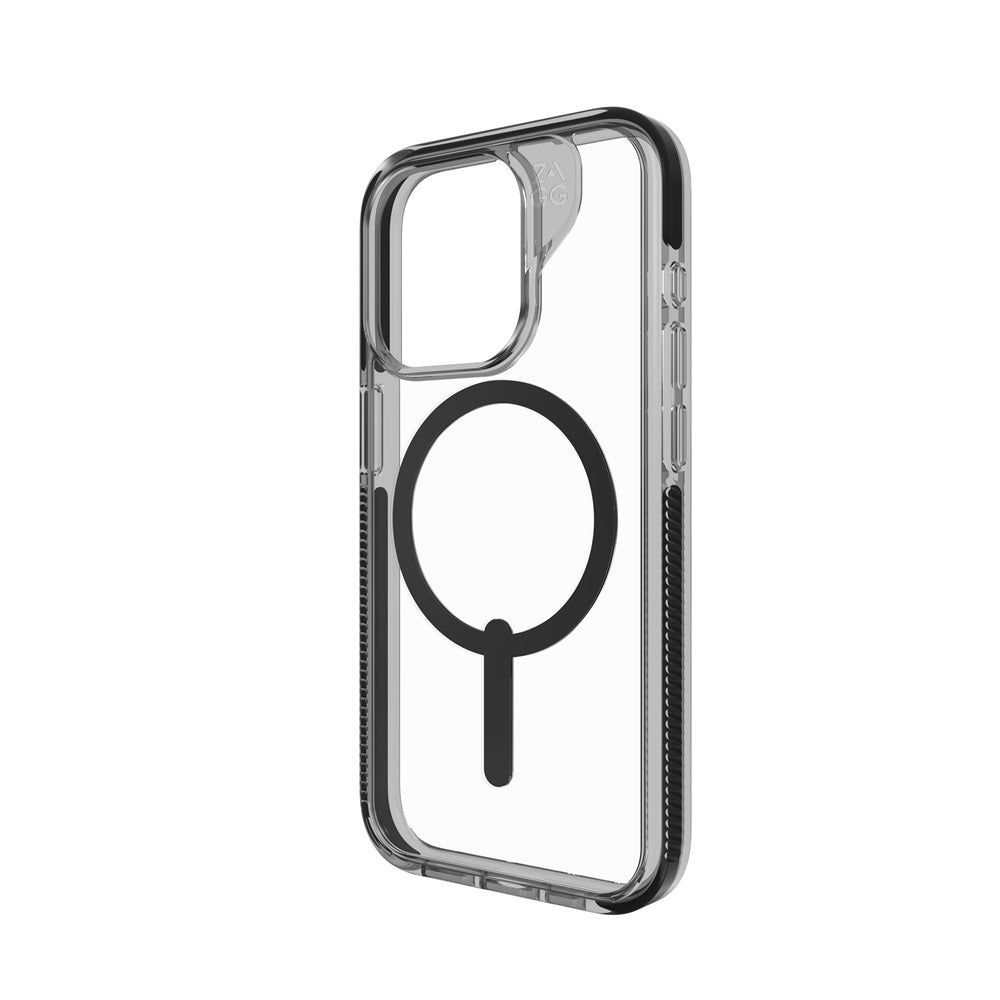 Case ZAGG Santa Cruz Snap para iPhone 15 Pro compatible con MagSafe- Negro