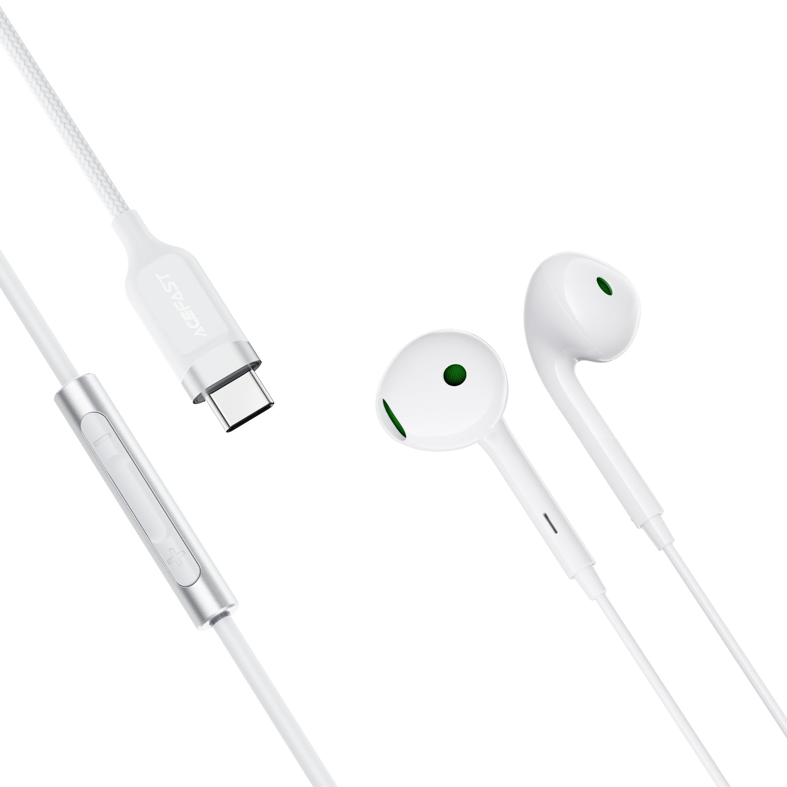 Audífonos Acefast USB-C Semi-Intraauriculares con Micrófono