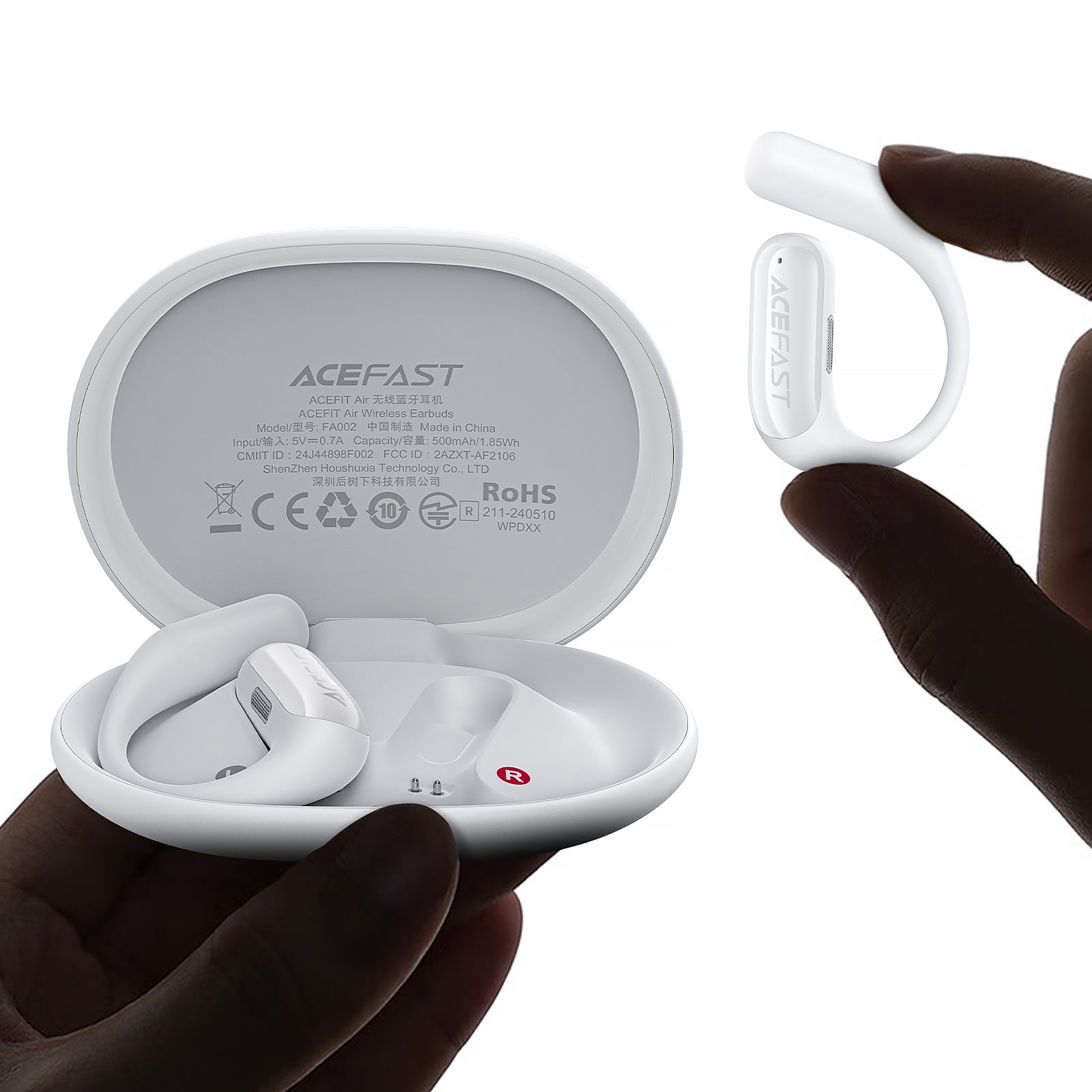 Audífonos Inalámbricos ACEFAST AceFit Air Bluetooth 5.3 Blanco
