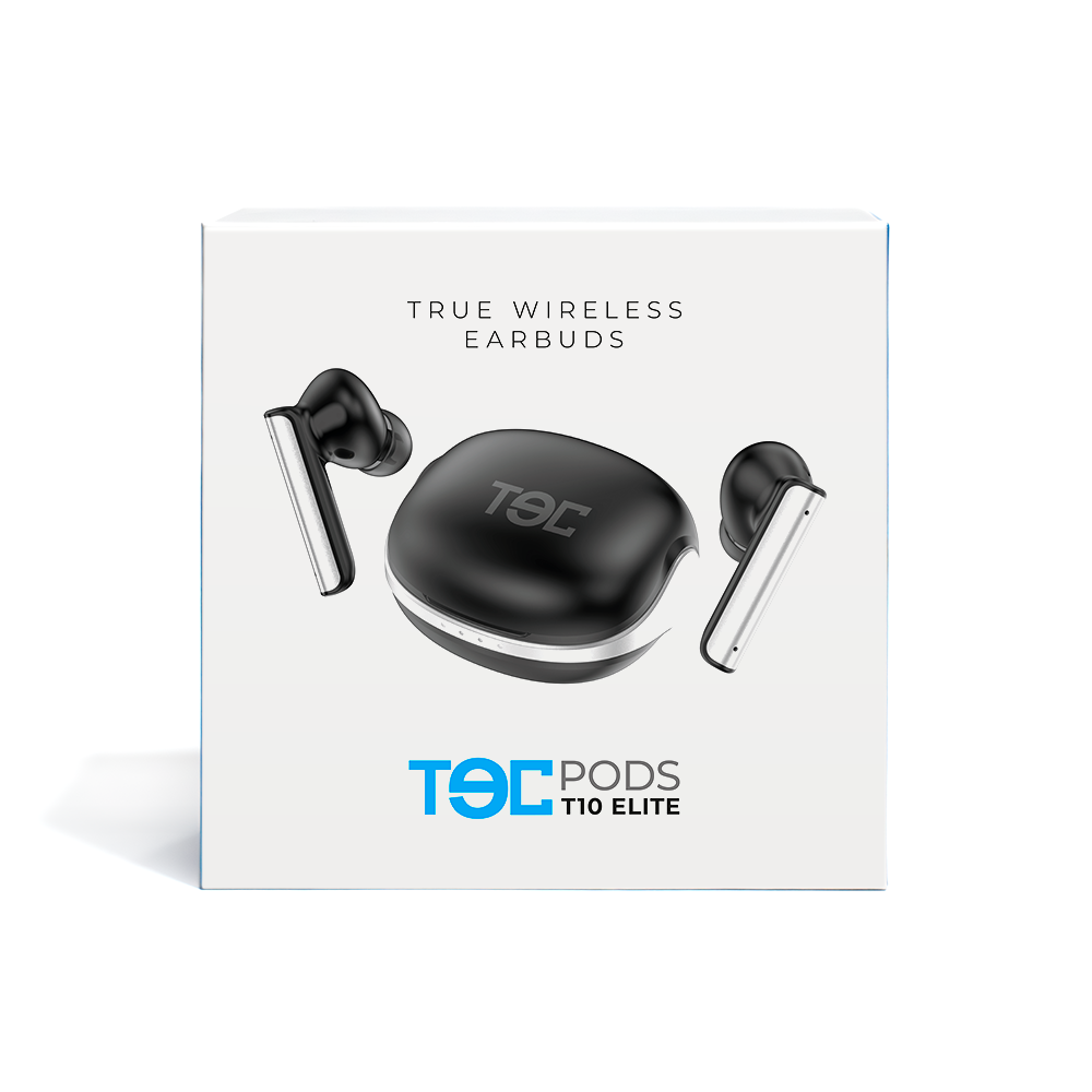 Audífonos Inalámbricos TECPODS T10 Elite Negro