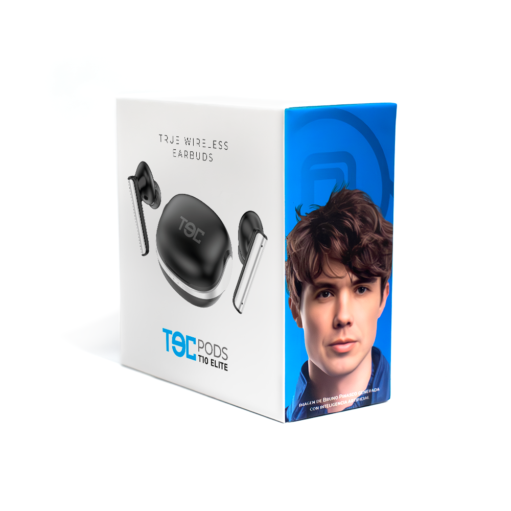 Audífonos Inalámbricos TECPODS T10 Elite Negro