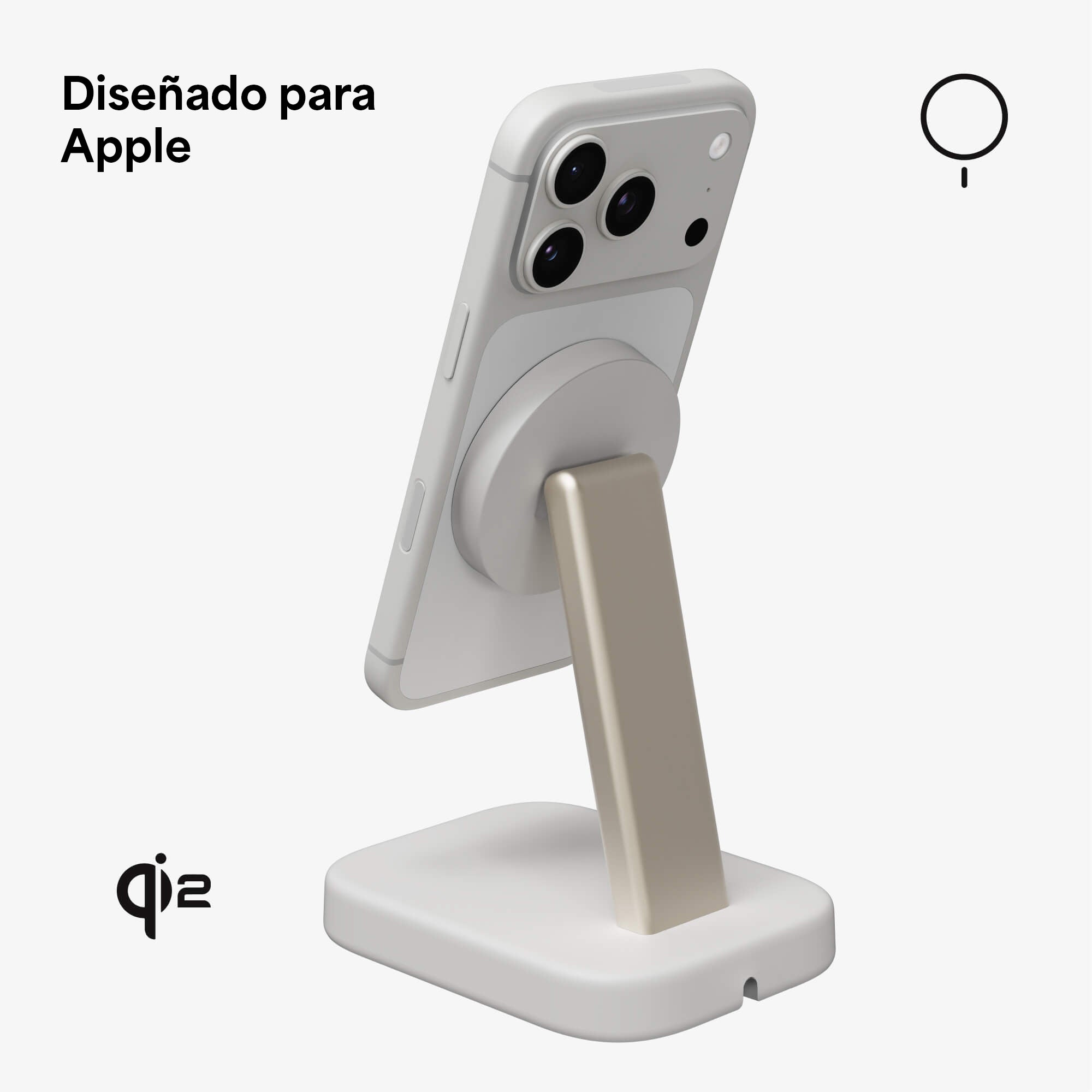 Base de carga inalámbrica mophie para dispositivos MagSafe con certificación Qi2