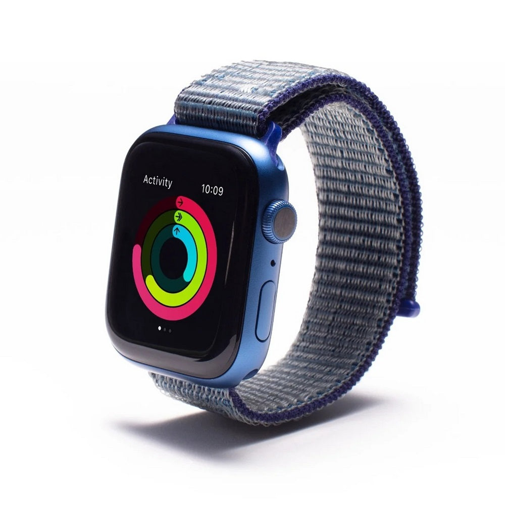 Correa de reloj deportiva Gear4 para Apple Watch de 45/44/42mm - Azul Marino