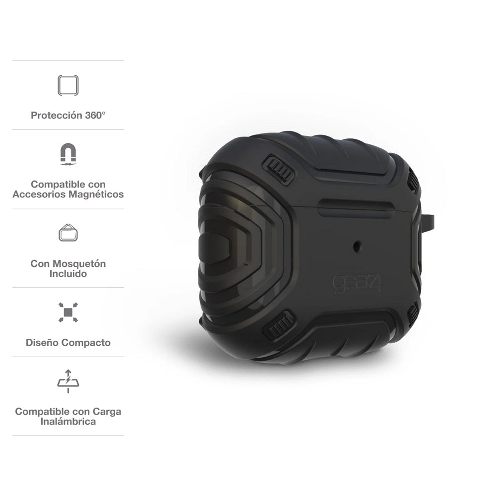 Case Gear4 Apollo Snap para Airpods Pro - Negro