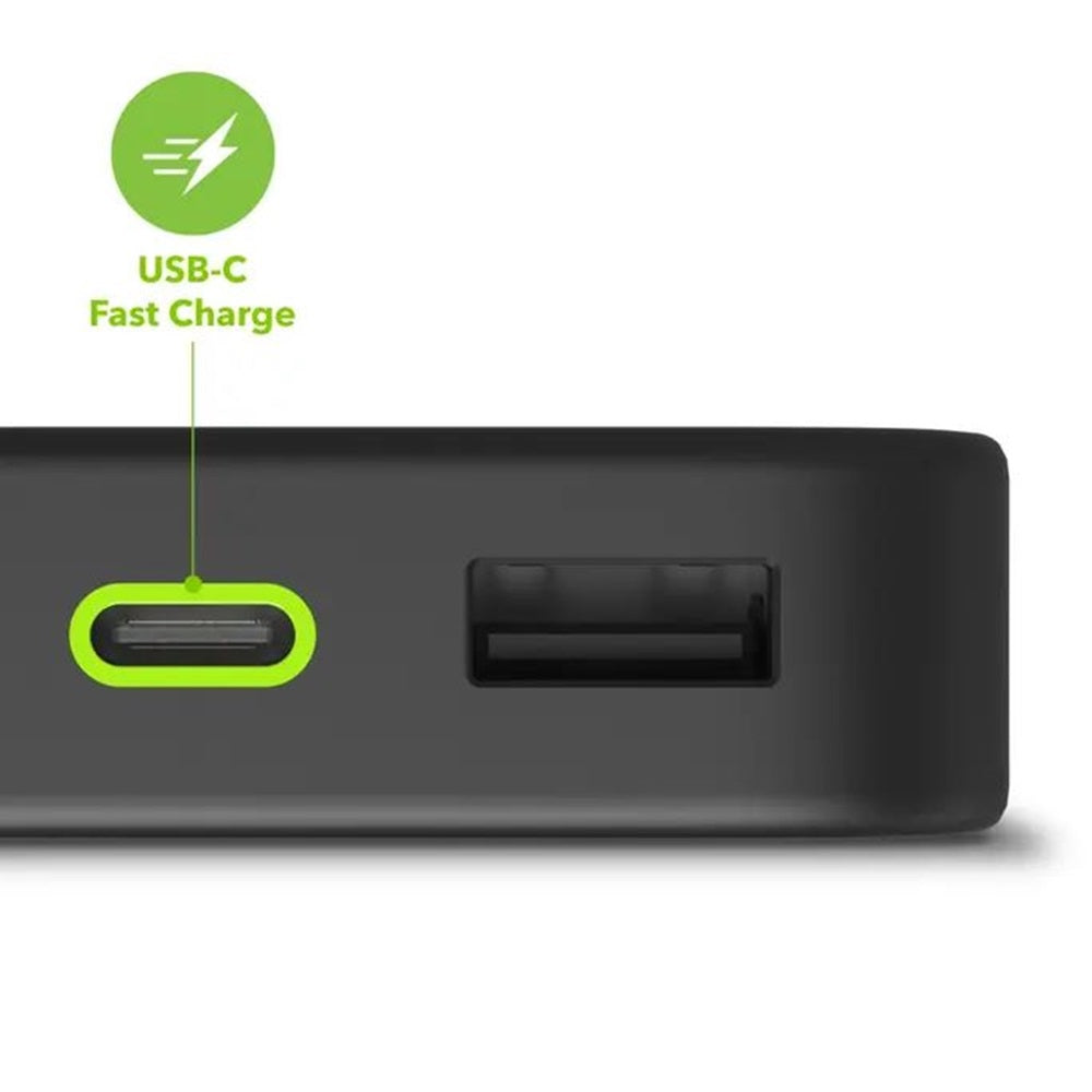 Powerbank de 10,000mAh mophie powerstation carga hasta 20W con 1 puerto USB-C PD y 2 puertos USB-A