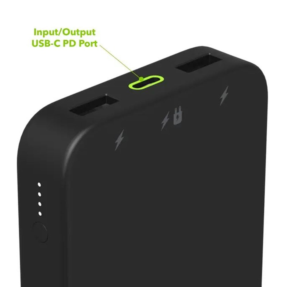 Powerbank de 10,000mAh mophie powerstation carga hasta 20W con 1 puerto USB-C PD y 2 puertos USB-A