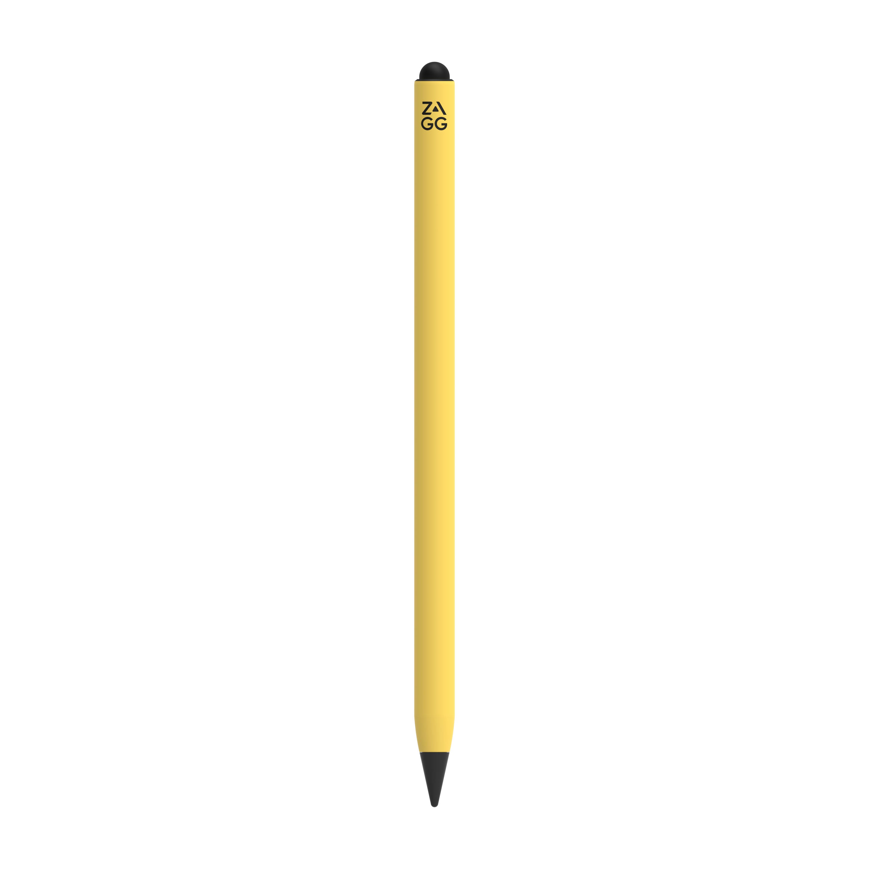 Lápiz Óptico Stylus Pro Zagg para iPad con carga inalámbrica Color Amarillo