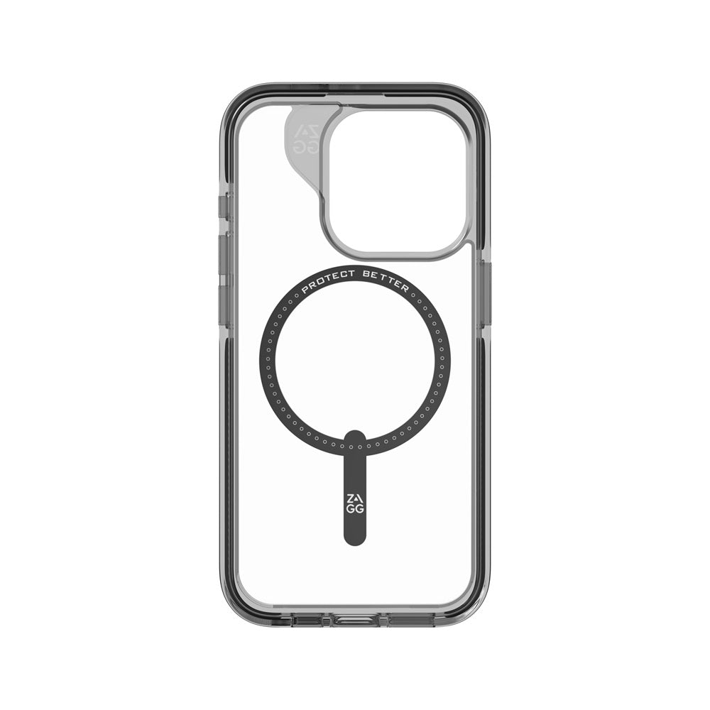 Case ZAGG Santa Cruz Snap para iPhone 15 Pro compatible con MagSafe- Negro