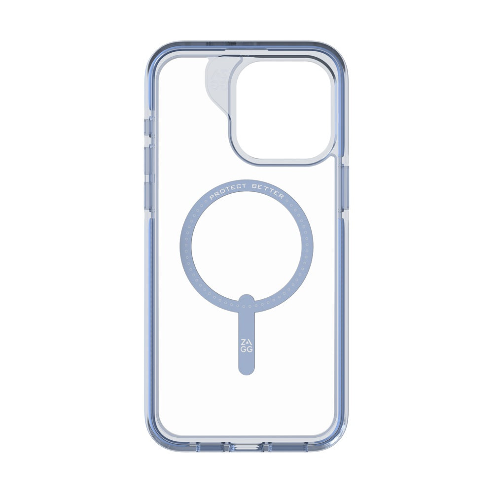 Case ZAGG Santa Cruz Snap para iPhone 15 Pro Max compatible con MagSafe - Azul