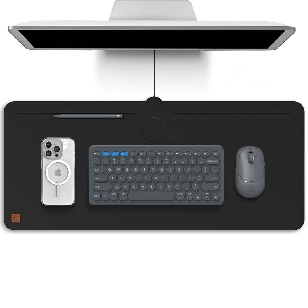 Mousepad Mat con Carga Inalámbrica - Negro