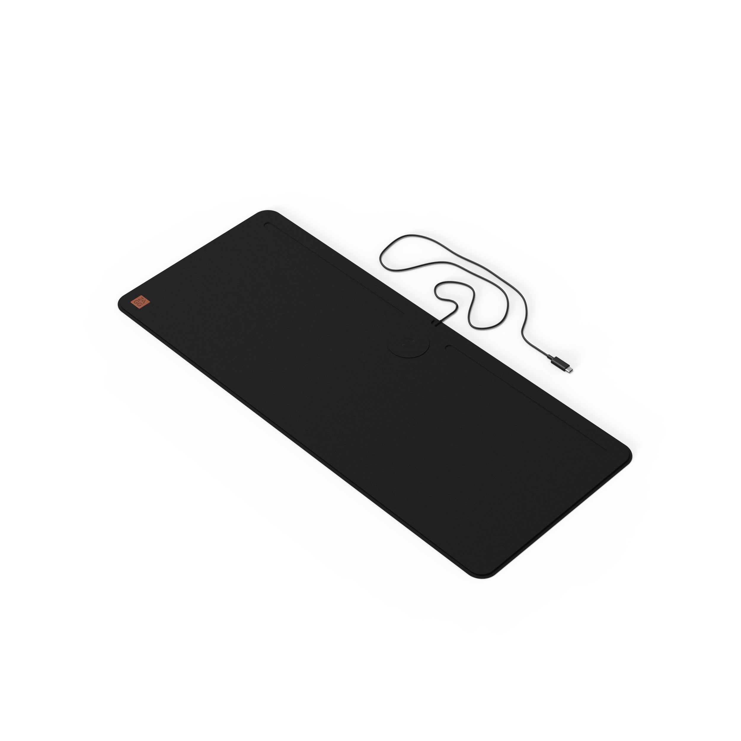 Mousepad Mat con Carga Inalámbrica - Negro