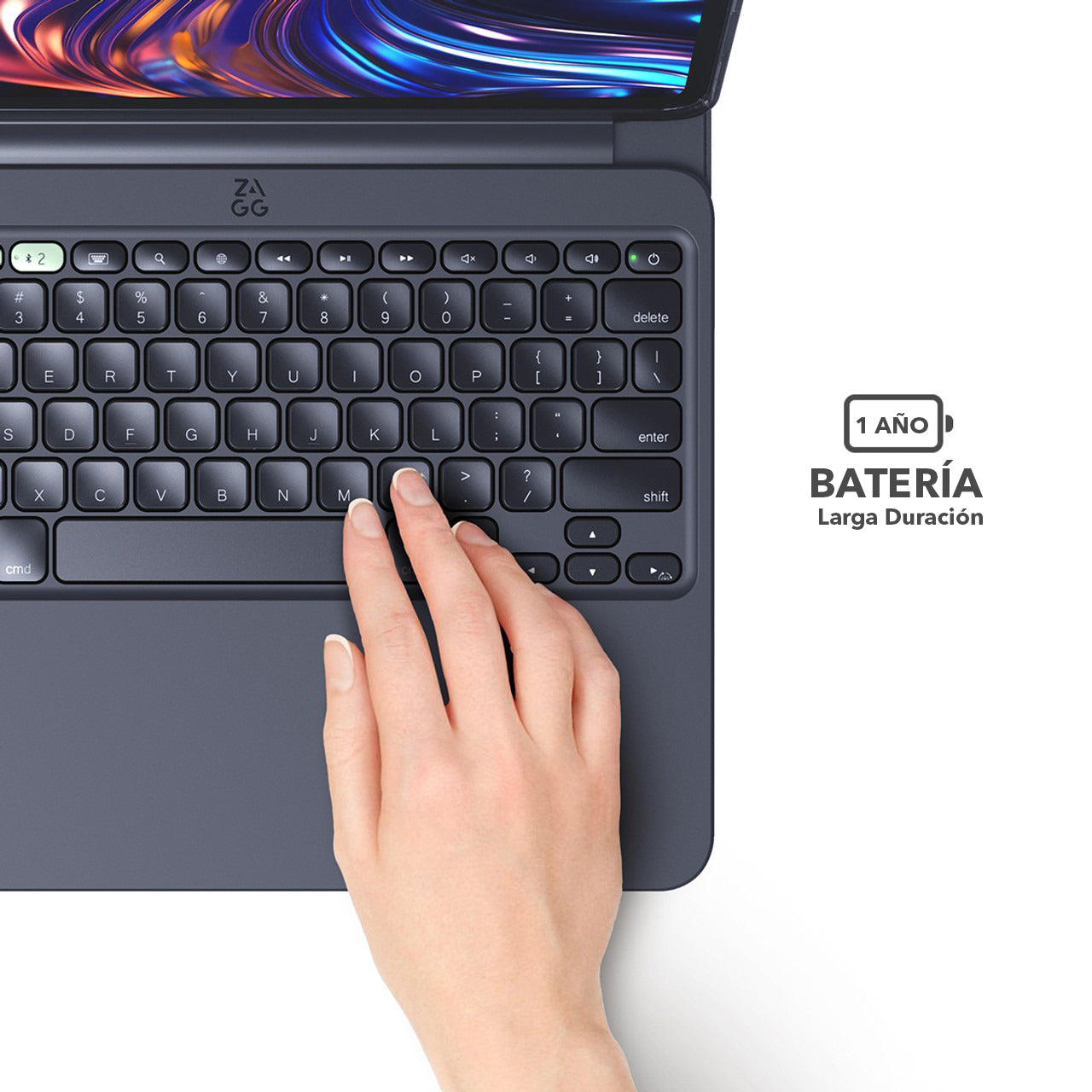 Teclado con Funda ZAGG Pro Keys 2 para iPad Pro 11 (M4) Inalámbrico