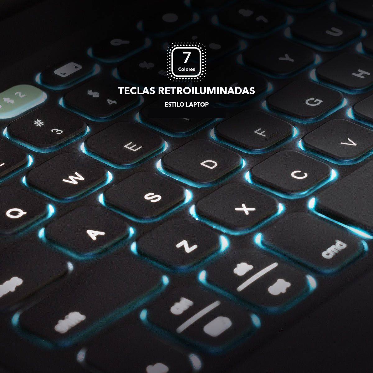 Teclado con Funda ZAGG Pro Keys 2 para iPad Air 11 (M2, M3), Air 10.9'' (Gen 5 y 4) Inalámbrico