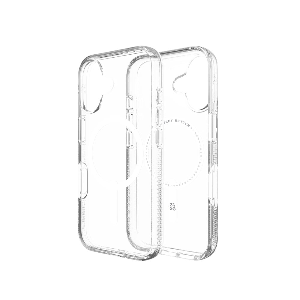 Case ZAGG Crystal Palace Snap para iPhone 16 compatible con Magsafe - Transparente