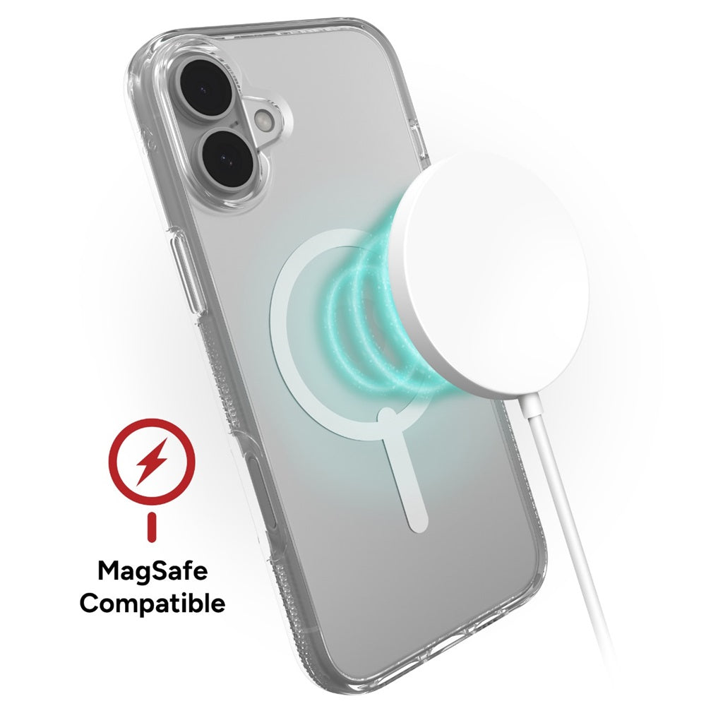 Case ZAGG Crystal Palace Snap para iPhone 16 Plus compatible con Magsafe - Transparente