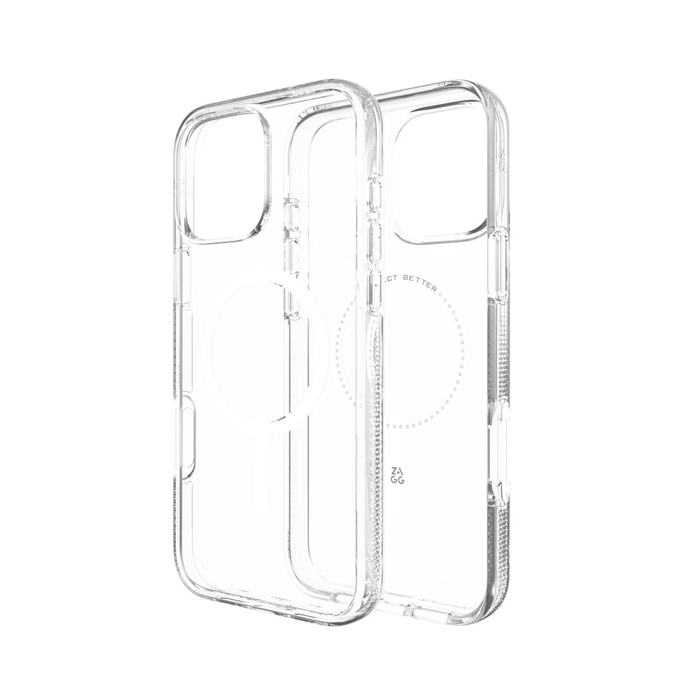 Case ZAGG Crystal Palace Snap para iPhone 16 Pro Max compatible con Magsafe - Transparente