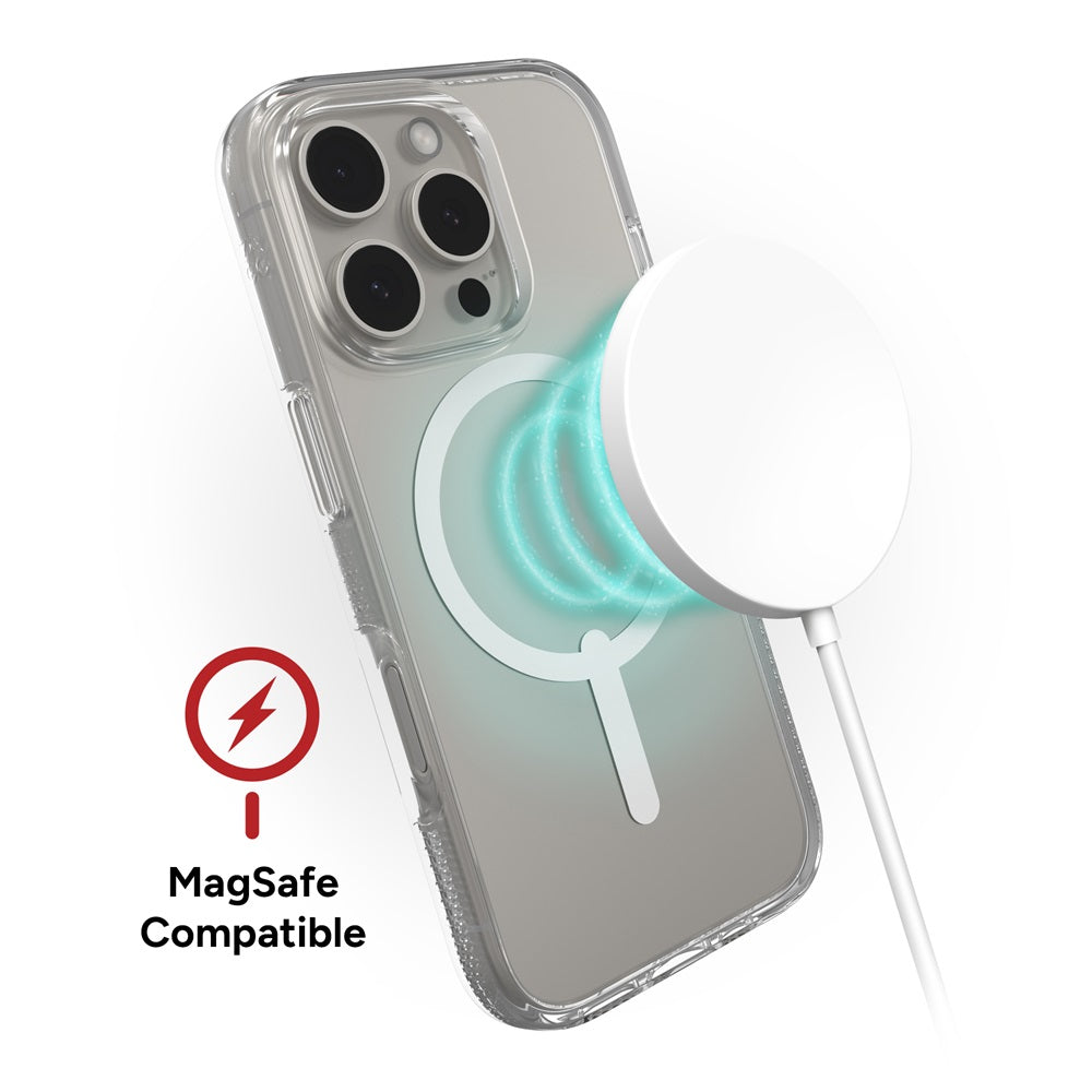 Case ZAGG Crystal Palace Snap para iPhone 16 Pro Max compatible con Magsafe - Transparente