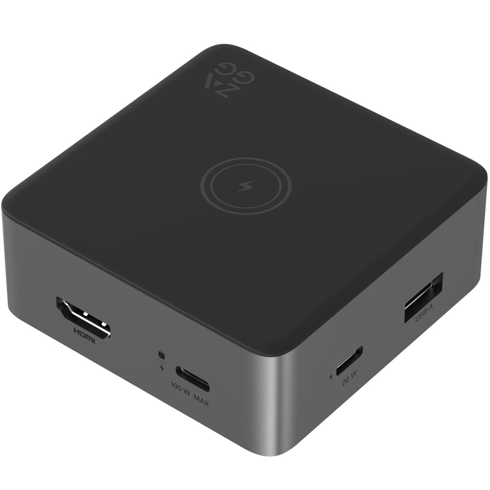 Hub adaptador ZAGG 4 puertos: USB-C PD, USB-C, USB-A, y HDMI