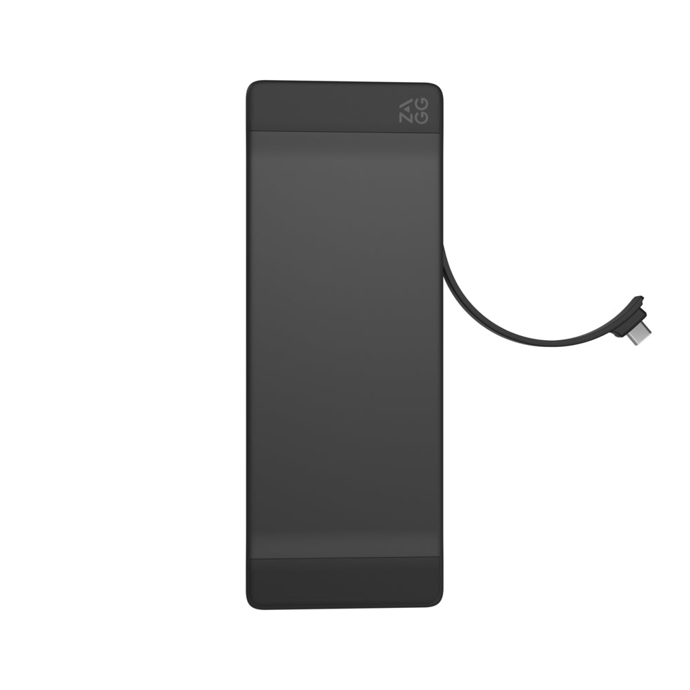 Hub adaptador ZAGG 9 puertos: 2 USB-C, 2 HDMI 4K, Ethernet, USB-A, SD/MicroSD, 1 cable USB-C integrado