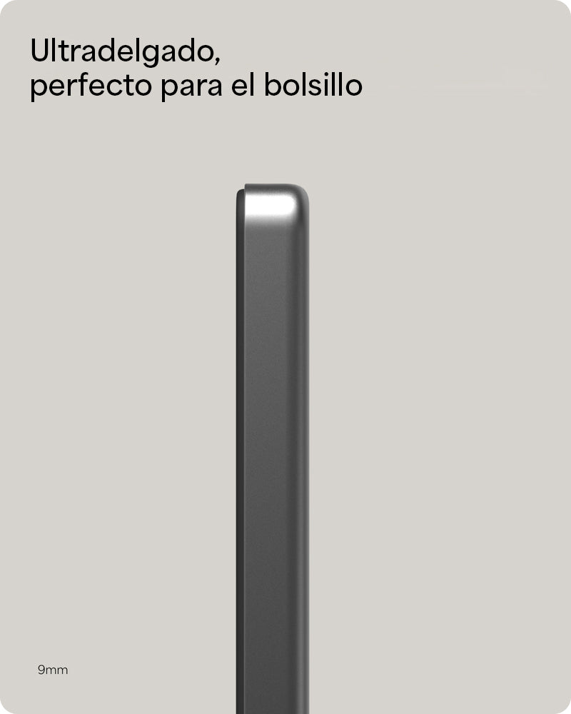 Batería externa mophie inalámbrica ultradelgada Qi2 de 15W con batería de 5.000 mAh
