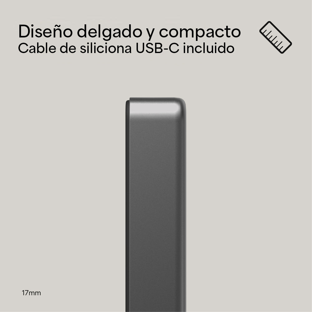 Batería portátil mophie powerstation inalámbrica Qi2 de 15W con batería de 10,000mAh