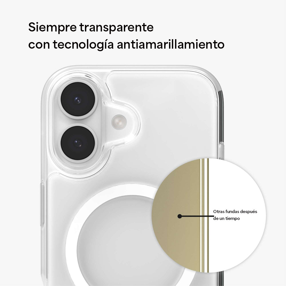 Case ZAGG Crystal Palace Snap iPhone 17 con Botón para Cámara y MagSafe