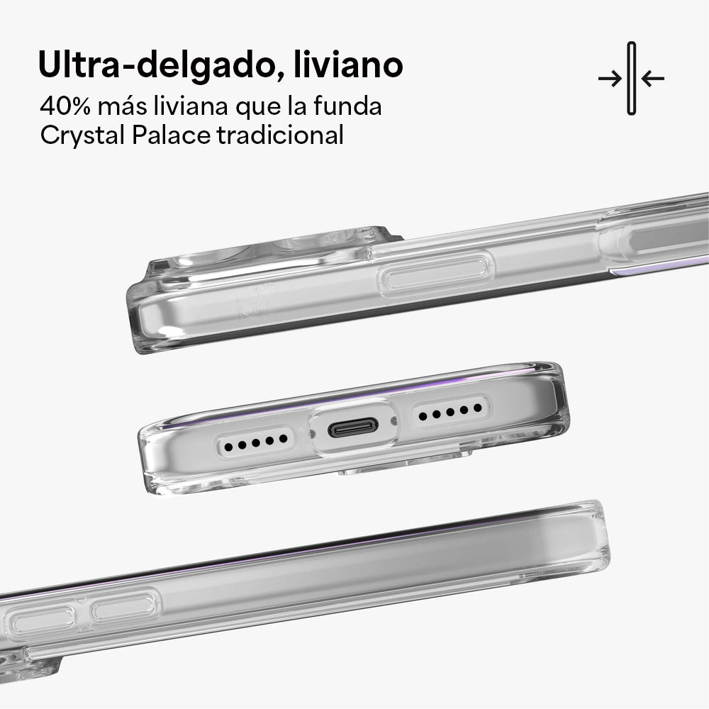 Case ZAGG Crystal Palace Snap iPhone 17 Pro Max con Botón para Cámara y MagSafe