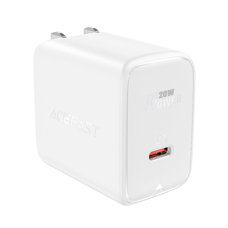 Cargador Pared PD Acefast Color Blanco 20W USB-C