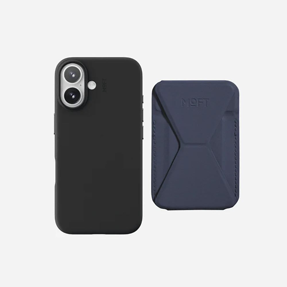 Tarjetero Mangnético con Stand Moft MOVAS para iPhone – Azul Marino
