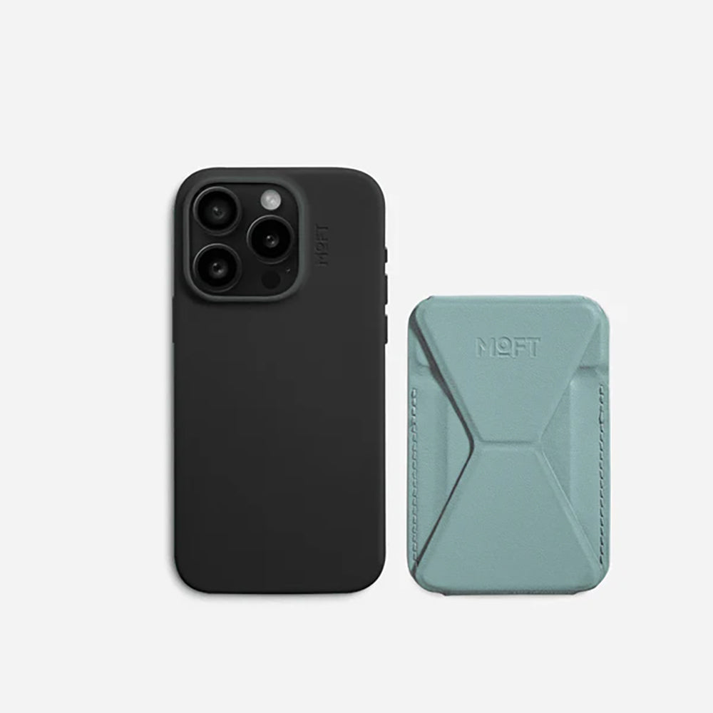 Tarjetero Mangnético con Stand Moft MOVAS para iPhone – Seafoam