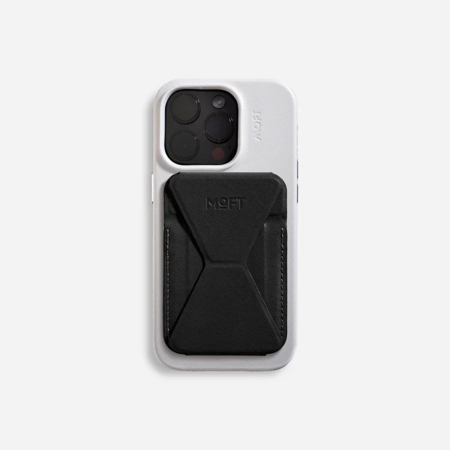 Tarjetero Mangnético con Stand Moft MOVAS para iPhone – Negro