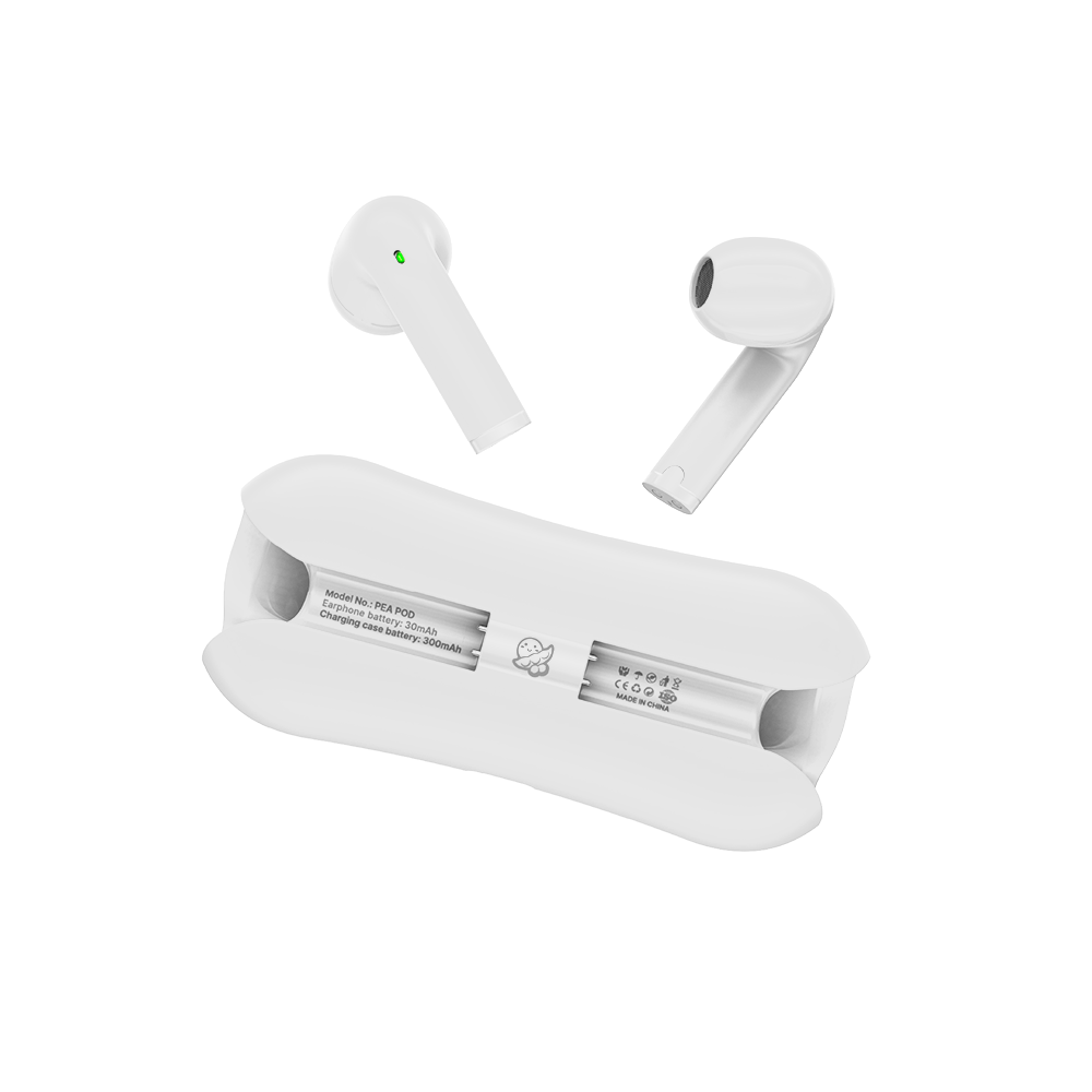 Audífono Yookie Pea Pod TWS Blanco