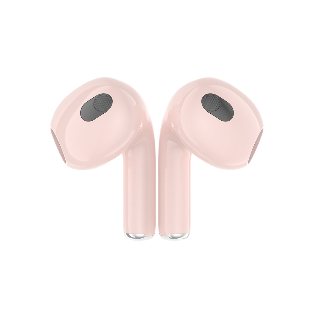 Audífono Yookie Rainbow Bean TWS Rosado