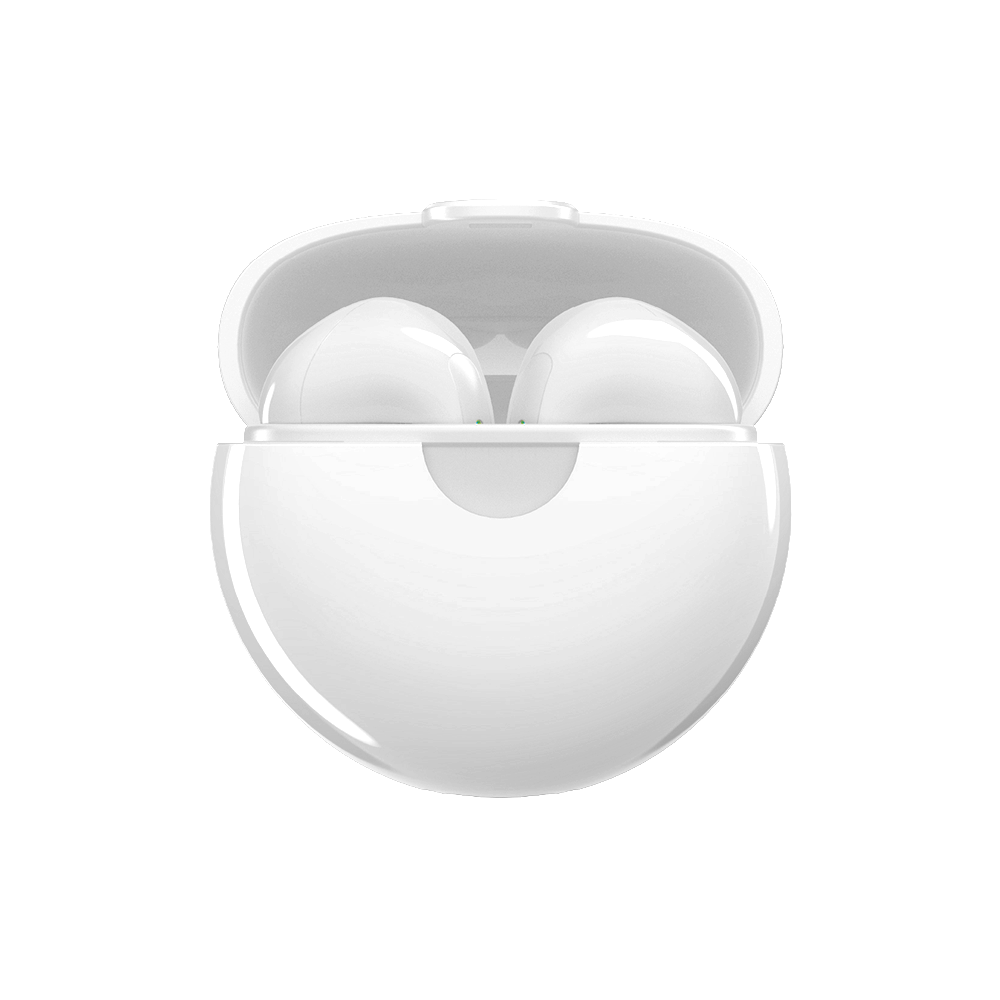 Audífono Yookie Rainbow Bean TWS Blanco