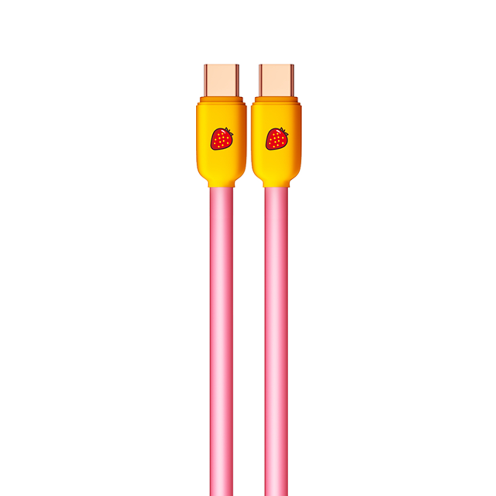 Cable Yookie Strawberry Bar USB-C a USB-C