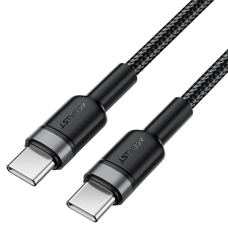 Cable Acefast 60W, C22-03 USB-C a USB-C – Aleación de Aluminio, Carga y Datos