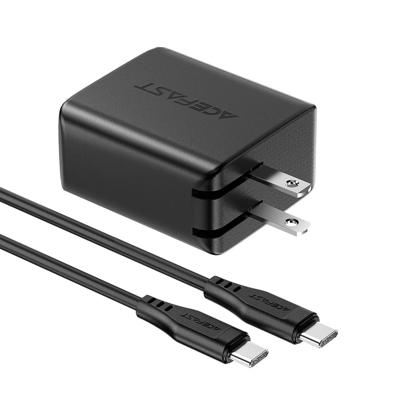 Cargador Pared PD Acefast 65W 3 puertos (USB-C+USB-C+USB-A)