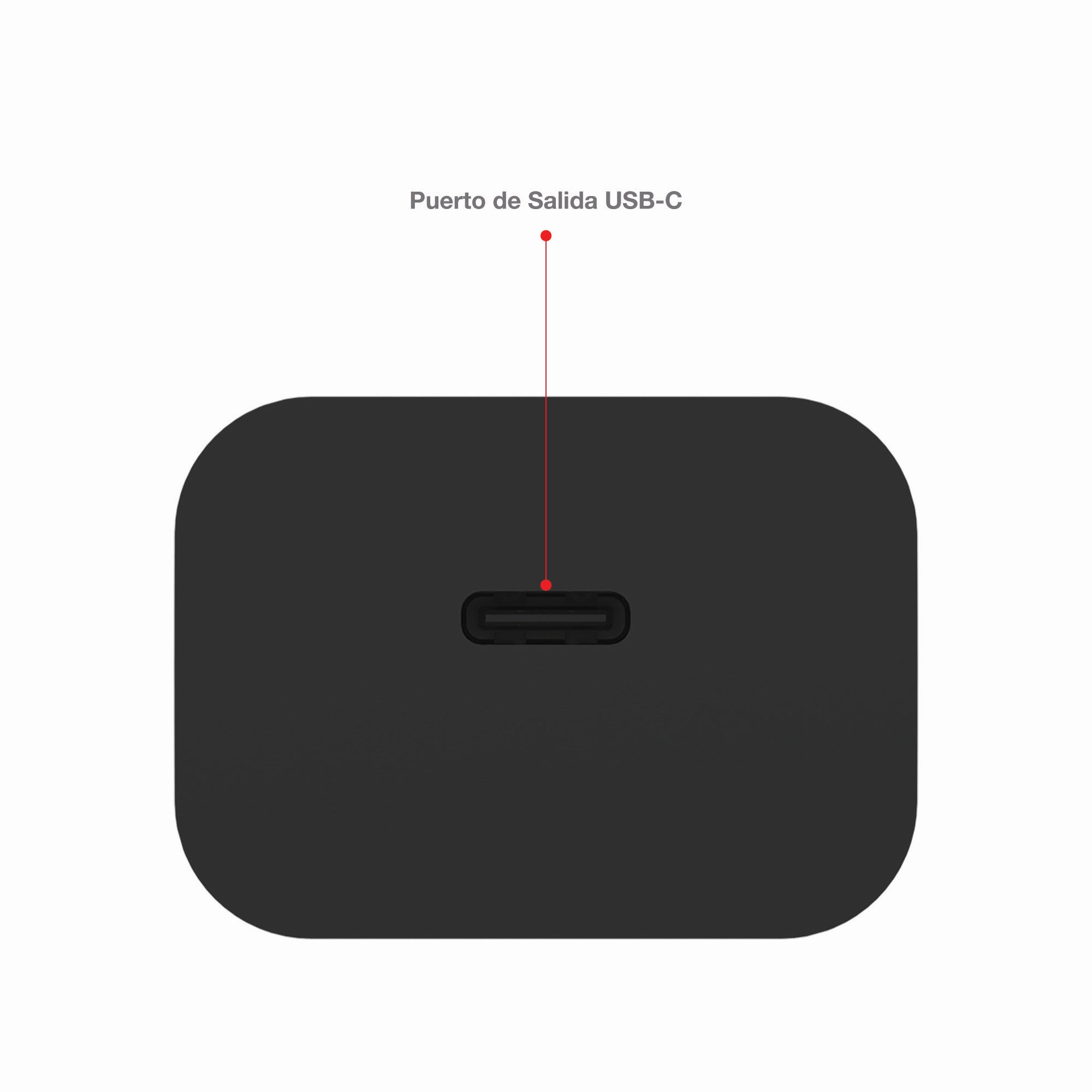 Cargador de Pared mophie con puerto USB-C PD de 20W para celulares y tabletas - Negro