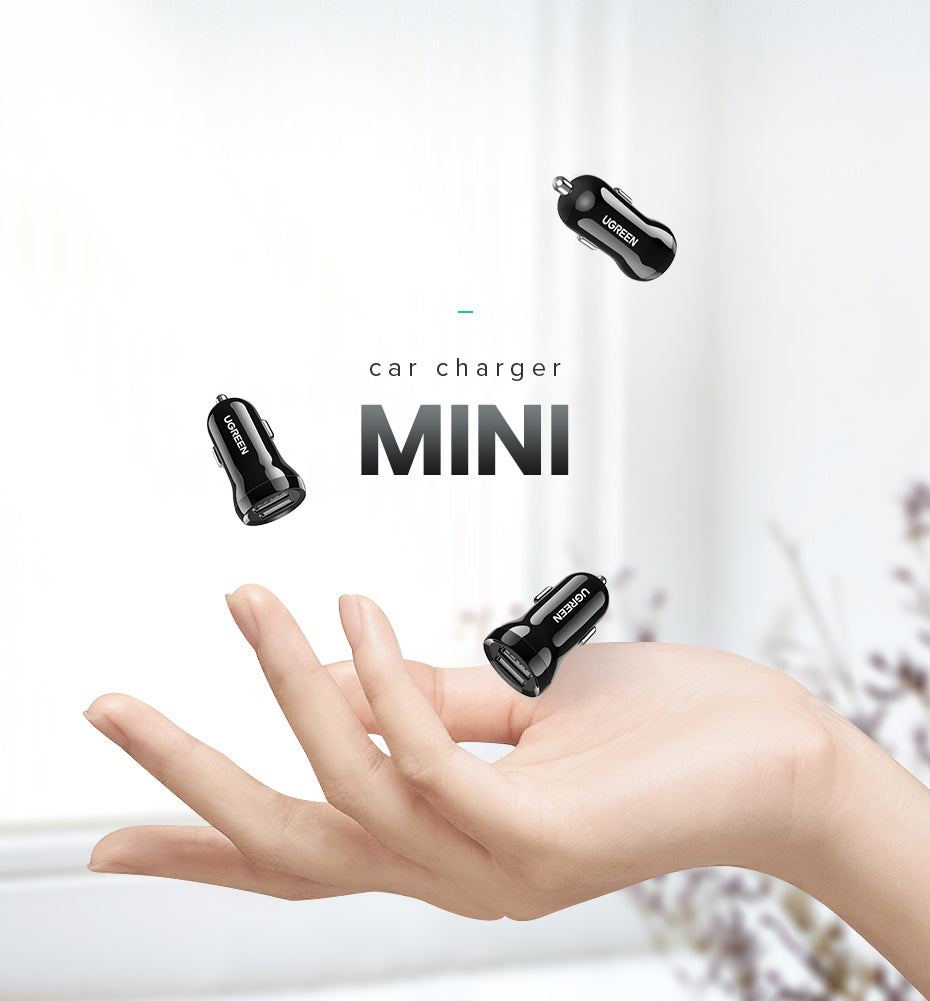 Cargador para carro Ugreen USB-A de 24W