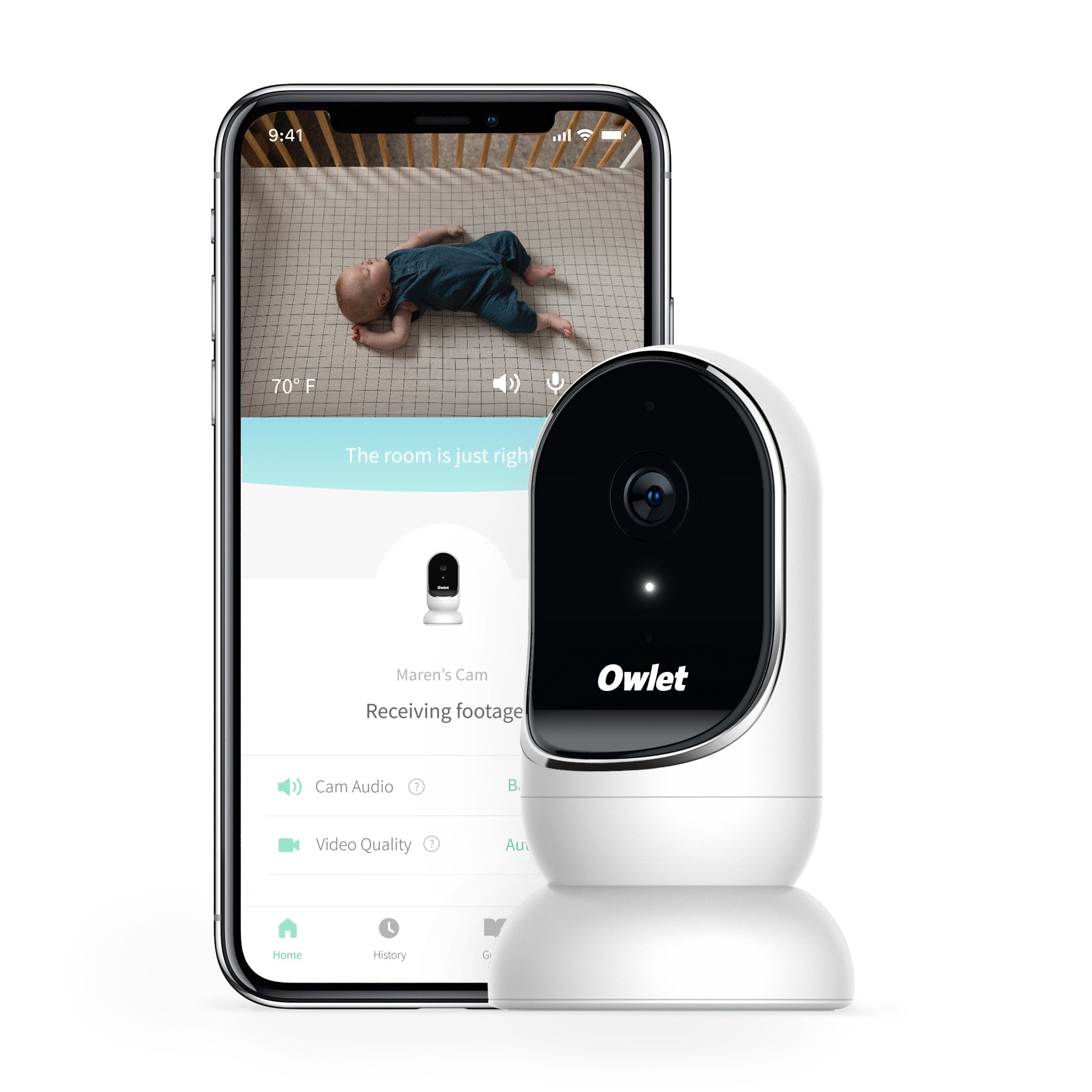 Cámara Inteligente Owlet para bebe
