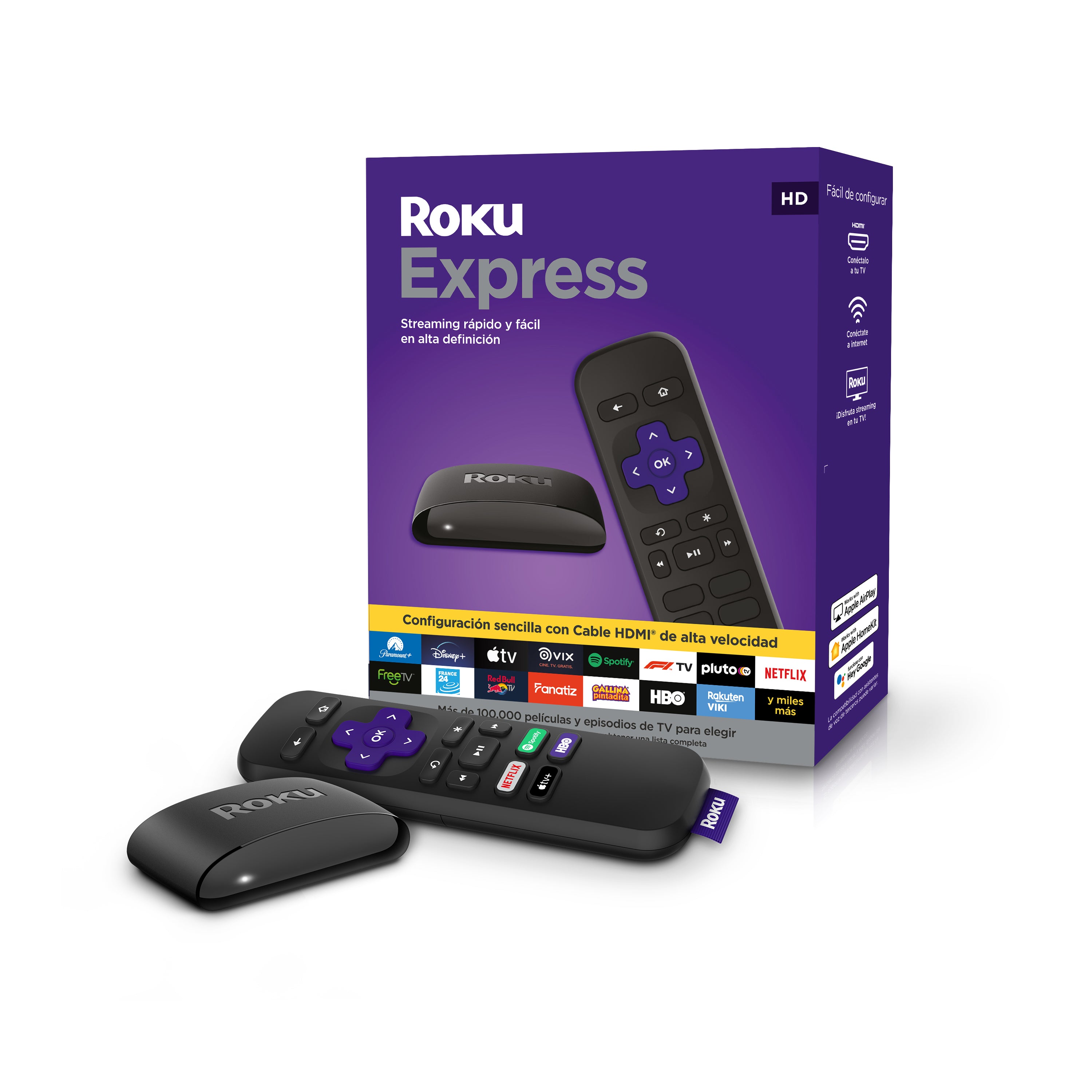 Convertidor a Smart TV ROKU EXPRESS 3930MX 512MB