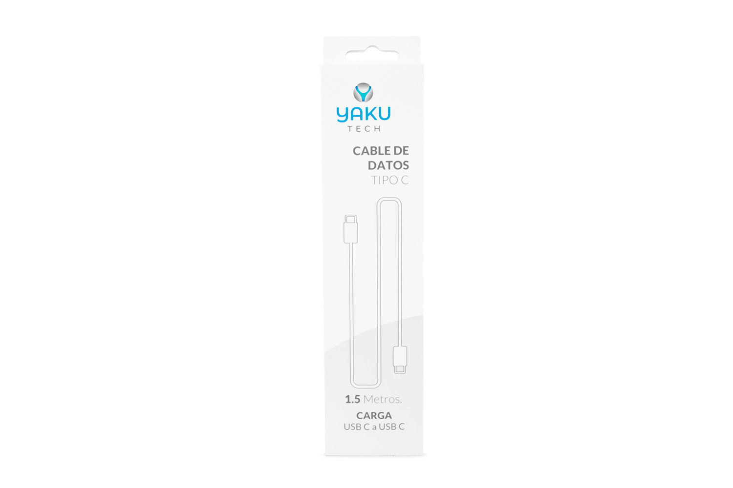 Cable Yaku Tech USB-C a USB-C (1.5mt)