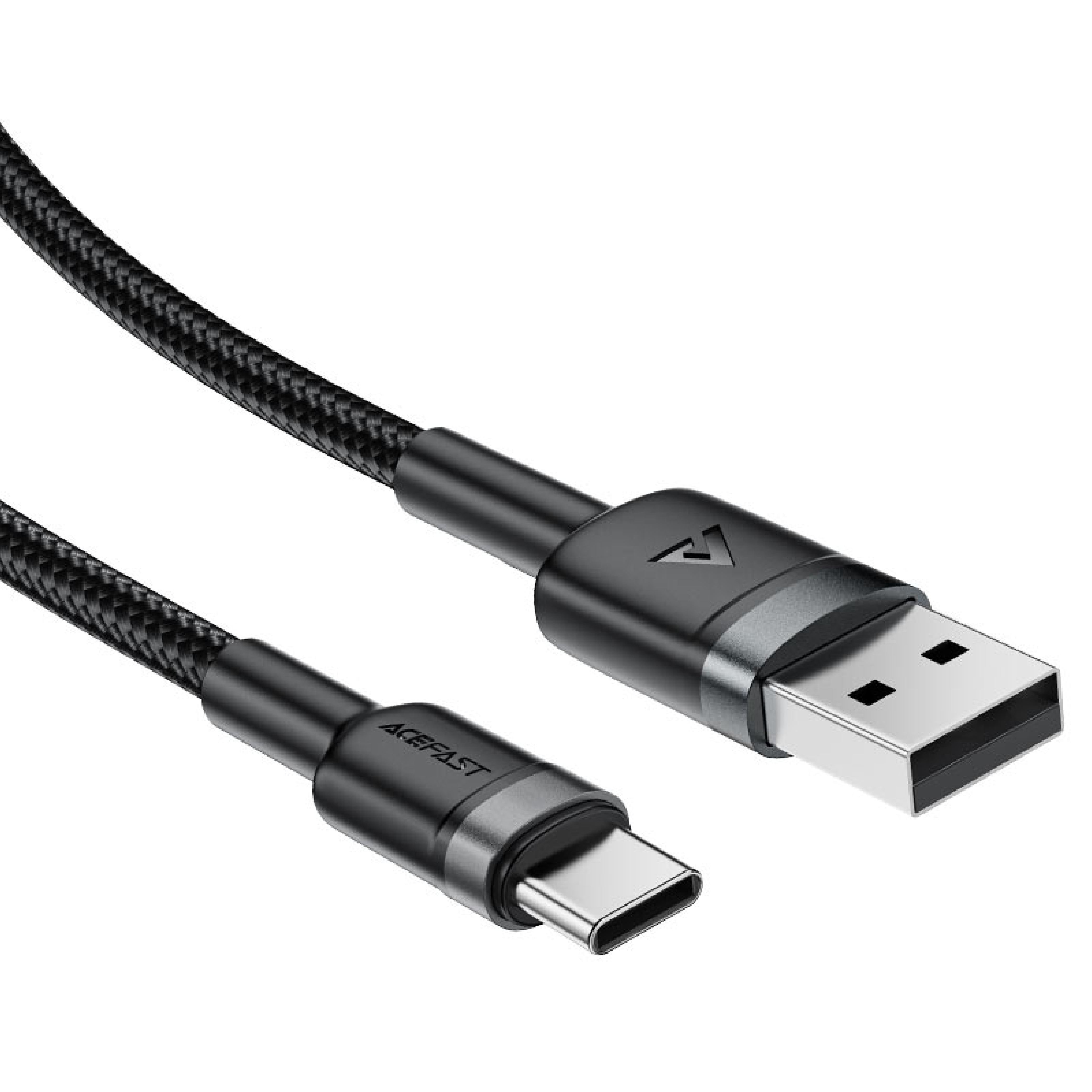 Cable de Carga 3A y Datos Acefast C22-04 USB-A a USB-C – Aleación de Aluminio, 1.2m