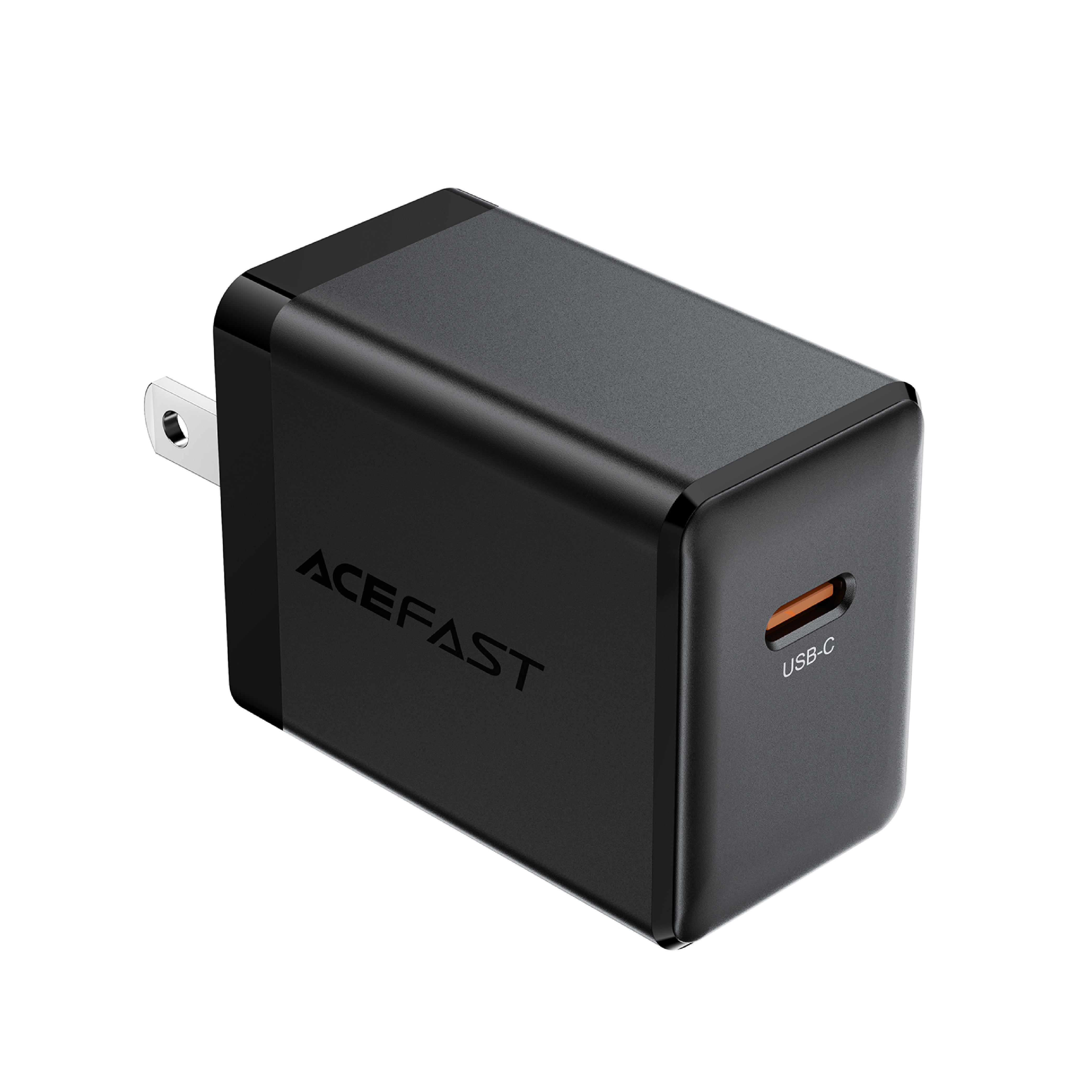 Cargador Rápido Acefast A141 USB-C PD 30W – Tecnología GaN, Negro