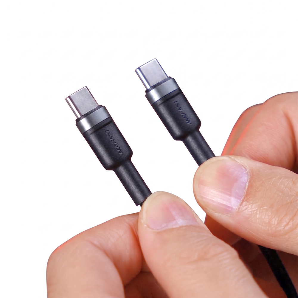Cable Acefast 60W, C22-03 USB-C a USB-C – Aleación de Aluminio, Carga y Datos