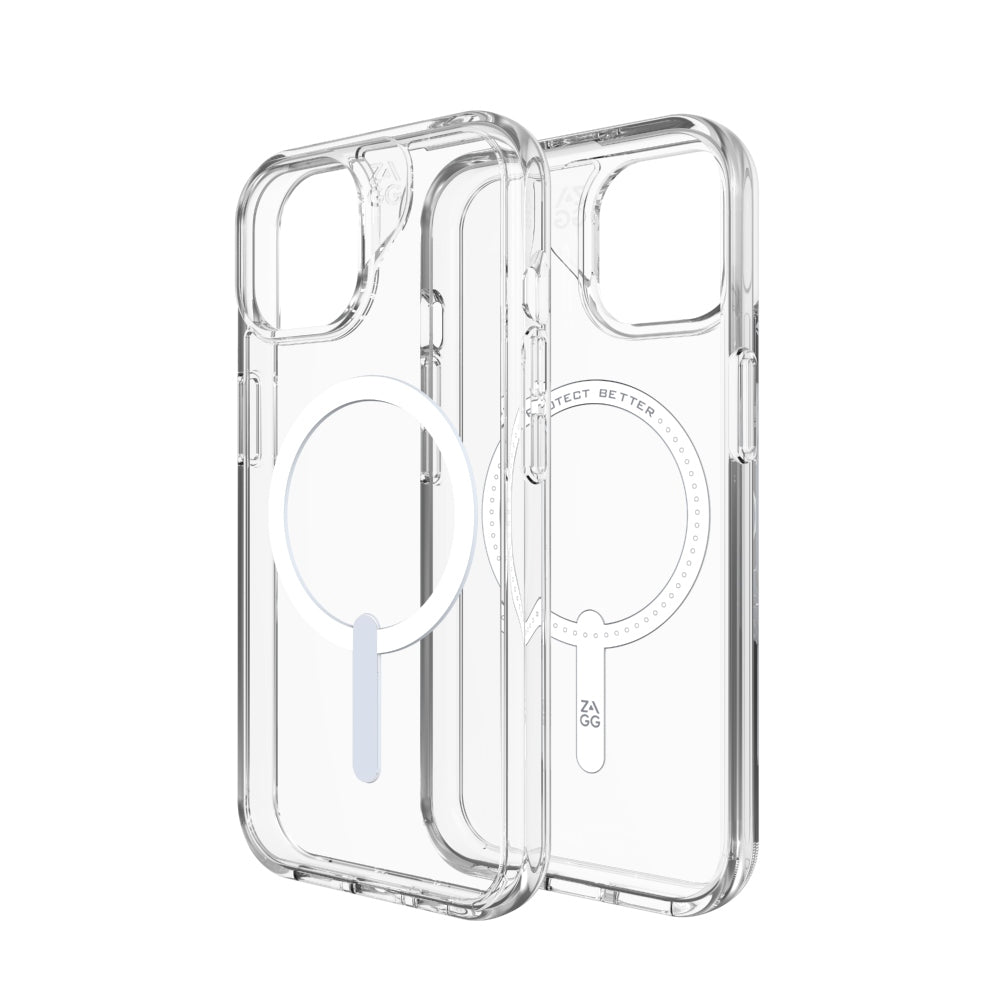 Case ZAGG Crystal Palace Snap para iPhone 15 / 14 / 13 compatible con MagSafe - Transparente